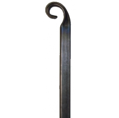 Ukončenie rámu brány na jokel 40x40 celkový rozmer 300x90mm - hladké