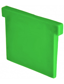 Klin plastový - zelený (sklo 21.52mm) ku AL. kotviacemu profilu