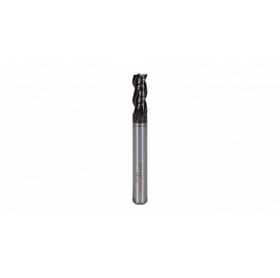 Valcová fréza Ø8mm, HSSCo8, DIN 844K, TiAlN povlak, valcová stopka s plôškou (Weldon) podľa DIN 1835 B