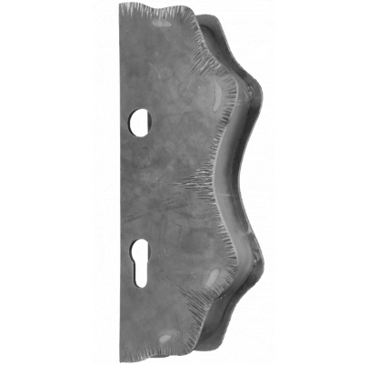 Kazetová zostava pre bránku 250x95x40mm, otvor pre kľučku ø 19,5mm, na profil 40x40mm, pre zámok ZM90/80