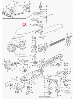 BMGMOPAR01.45673 - len v kite PRMB07R horný obal motora pre MOBY