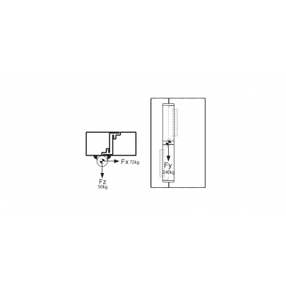 Pánt dvojdielny 120mm