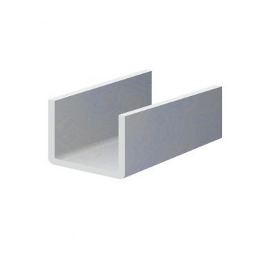 U-profil L-2000mm, 20x33x20x1,5mm, zinkovaný plech, použitie pre lamelu KLZ35Zn, cena za 2 metrový kus