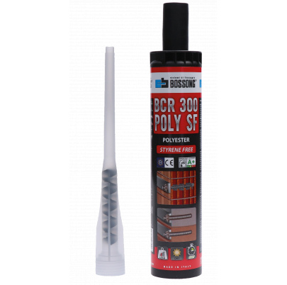 Chemické kotvenie 300ml polyesterové bez styrénu so zmiešavacím hrotom
