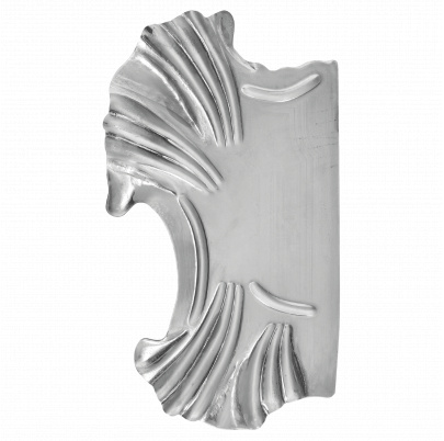 DOPREDAJ! Štít 270x165x2mm bez otvorov, zdobený, ľavý