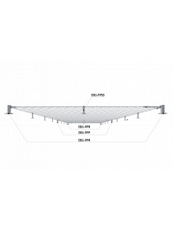 Set pre fasádnu lankovú stenu, 3.0x25m, odsadenie: 100mm
