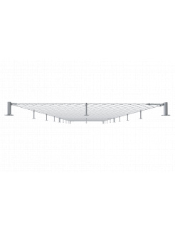 Set pre fasádnu lankovú stenu, 3.0x25m, odsadenie: 150mm