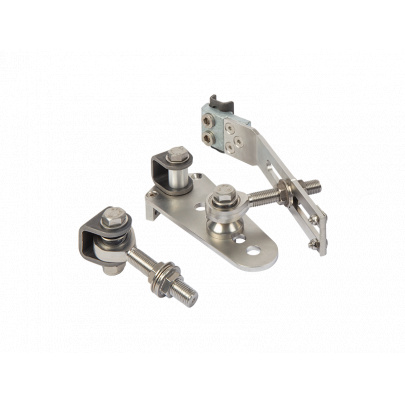 LOCINOX® EXCENTRO set naváracích mimoosových závesov M16, otvárateľné 180° do svahu, nastaviteľné 3D, čiastočne pozinkovaný, cena za set