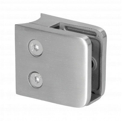 Svorka na trubku ø42.4mm, sklo 8-12.76mm,brúsená AISI304