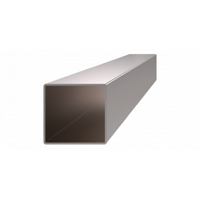 Profil uzatvorený 50x50x2.0mm, cena za 1ks (4m), brúsená nerez K320/ AISI304 kartáčovaná nerez K320 /AISI304