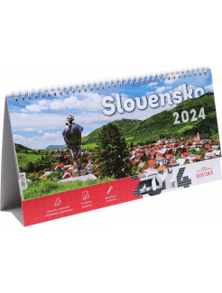 Kalendár stolový CZ/SK KOVIAN 2024
