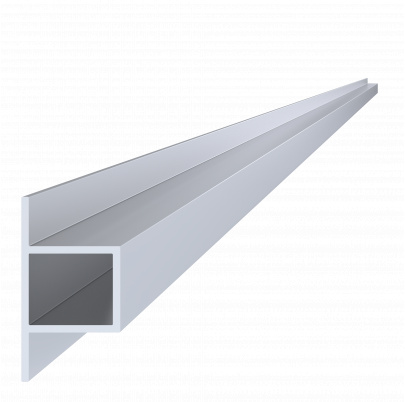 T profil uzavretý 40x35x75mm, L-6000mm, bez povrchovej úpravy