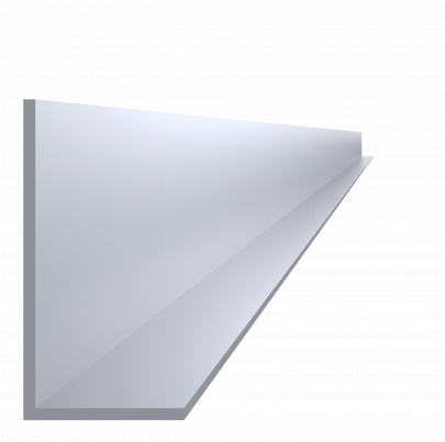 L profil 80x40x3mm, L-6000mm, hliník bez povrchovej úpravy
