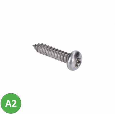 Nerezová skrutka samorezná (4,2x19mm) polguľatá hlava, DIN7981TX/A2 /AISI304