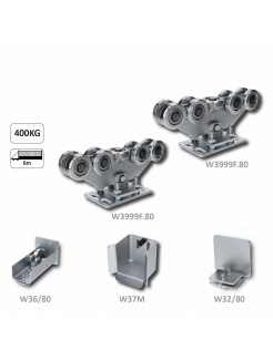 Set bez profilu pre samonosný systém, (2x W3999F.80, 1x W32/80, 1x W36/80, 1x W37M)