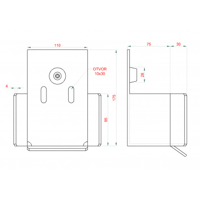 MEDIO-9 samonosný systém 98x98x5mm posuvnej brány do 500kg/8,5m otvor (C399M/Fe 1x6m čierny profil, C3999M 2ks, C396M 1ks, C397M 1ks, C398M 1ks), intenzívna prevádzka