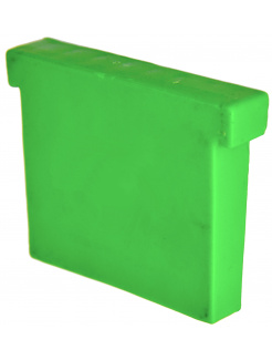 Klin plastový - zelený (sklo 12.76mm) ku AL. kotviacemu profilu