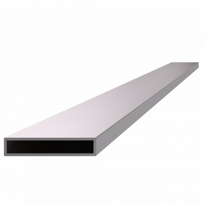 Profil uzatvorený 50x10x1.5mm, cena za 1ks (2m), brúsená nerez K320 /AISI304