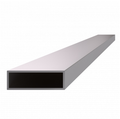 Profil uzatvorený 60x20x2mm, cena za 1ks (6m), brúsená nerez K320 /AISI304