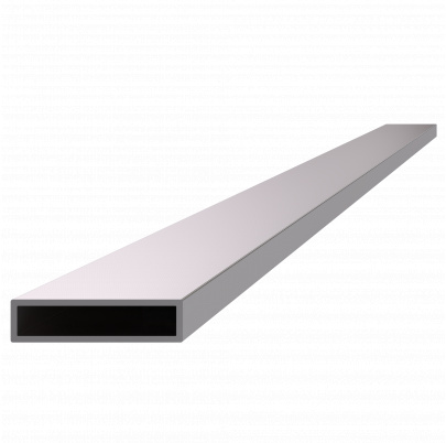 Profil uzatvorený 40x10x1.5mm, cena za 1ks (3m), brúsená nerez K320 /AISI304