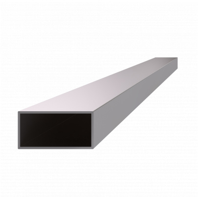 Profil uzatvorený 50x25x1.5mm, cena za 1ks (6m), brúsená nerez K320 /AISI304