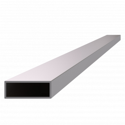 Profil uzatvorený 40x15x1.5mm, cena za 1ks (2m), brúsená nerez K320 /AISI304