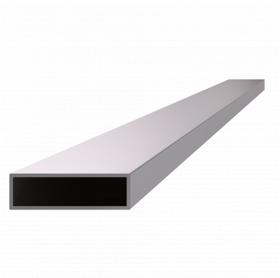 Profil uzatvorený 50x15x1.5mm, cena za 1ks (6m), brúsená nerez K320 /AISI304