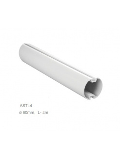 Rameno hliníkové biele L-4m, ø60mm pre závoru ALT424