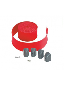 Ochranná červená guma 8m s koncovými zátkami pre rameno WA1