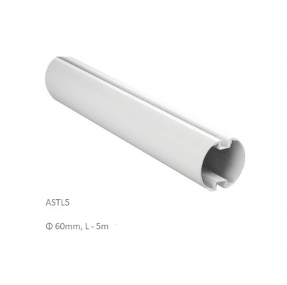 Rameno hliníkové biele L-5m, ø60mm pre závoru ALT424