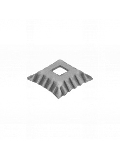 DOPREDAJ! Krytka, 50x50x13/4mm, otvor:12.5x12.5mm