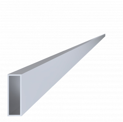 Jokel 60x20x2mm, L-6000mm, hliník bez povrchovej úpravy