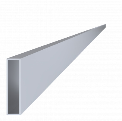Jokel 80x20x2mm, L-6000mm, hliník bez povrchovej úpravy