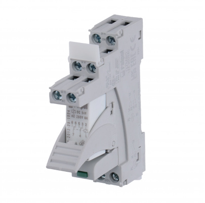 PI84-024DC relé na DIN lištu, cievka 24V, kontakty 250V/8A