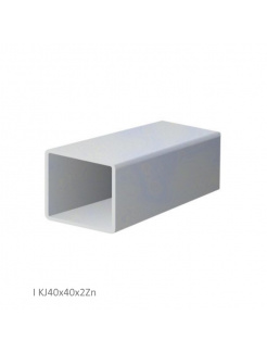 Uzavretý profil 40x40x2mm, zinkovaný DX51D+Z100, hladký L=3000mm, cena za kus