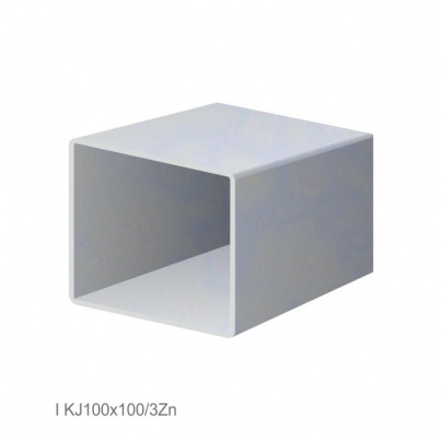 Uzavretý profil 100x100x3mm, zinkovaný DX51D+Z100, hladký L=6000mm, cena za kus