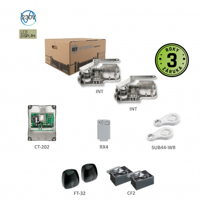 UNDERKIT sada pre krídlovú bránu do 3m/krídlo