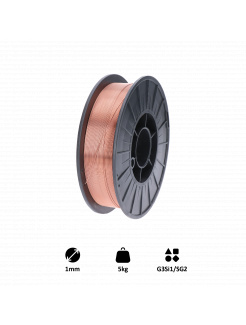 Drôt zvárací 1.0mm-MIG/MAG(CO2), G3Si1/SG2, 5kg