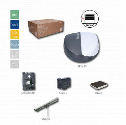 SPIN23BDKCE sada pre sekcionálnu bránu do 10.5m2