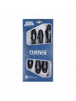 Sada profi skrutkovačov 6 dielna, výrobca NAREX, 3,0 x 75, 4,0 x 100, 6,5 x 150, 8,0 x 175, PH1 x 80, PH2 x 100