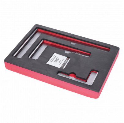 Sada zámočníckych príložných uholníkov KINEX (100x63 mm, 160x100 mm, 250x160 mm) PN 25 5124