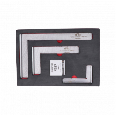 Sada zámočníckych príložných uholníkov KINEX (100x63 mm, 160x100 mm, 250x160 mm) PN 25 5124