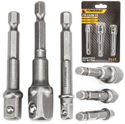 DOPREDAJ! 3 dielny blister - 1/4`, 3/8`, 1/2`