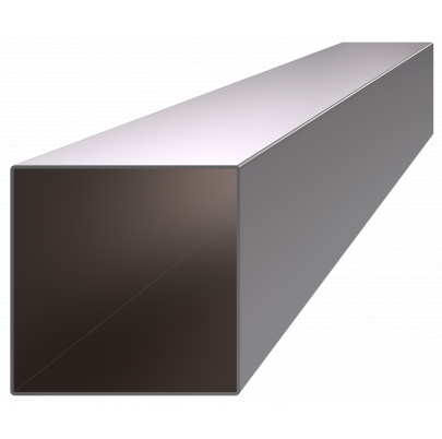 Profil uzatvorený 100x100x2mm, cena za 1ks(4m), brúsená nerez /AISI304
