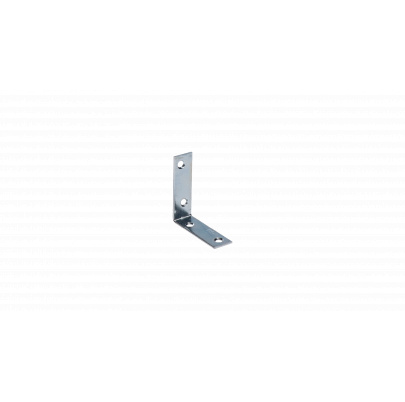 Uholník 50x50x17mm, 2,0mm, galvanicky pozinkovaný, otvory priemer 4,5mm - v počte 4ks