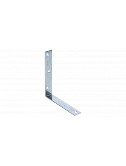 Uholník 125x125x22mm, 2,0mm, galvanicky pozinkovaný, otvory priemer 4,5mm - v počte 6ks