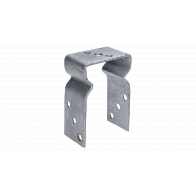 Pätka stĺpiku 101x60x150mm, 4mm žiarový pozink, počet dier s priemerom 11mm-9ks