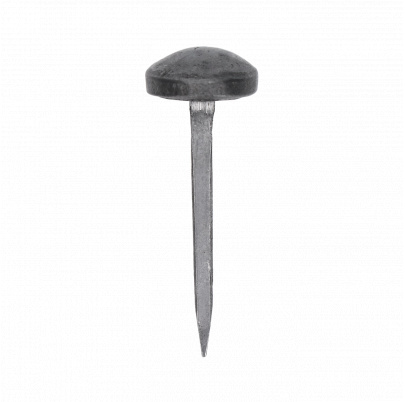 Ozdobný kovaný klinec, hlavička Ø 16x7mm, hrot 3x2x37mm, bez povrchovej úpravy