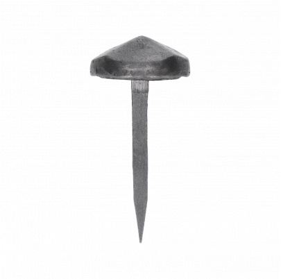 Ozdobný kovaný klinec, hlavička Ø 20x8 mm, hrot 3x2x34mm, bez povrchovej úpravy