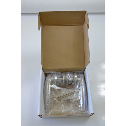 Kľučka bez dolnej rozety, brúsená nerez AISI304